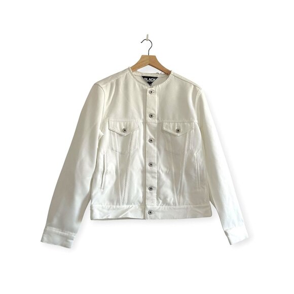 BLACK COMME des GARÇONSSS23 Collarless Shirt Jacket 1K-J026 Japan Men’s S Unisex - Picture 1 of 13